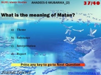 ISL201 Islamic Studies  AHADEES-E-MUBARIKA_(2) -  ppt download