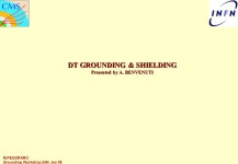 M.PEGORARO Grounding Workshop 24th Jan 08 DT GROUNDING & SHIELDING Presented by A. BENVENUTI. -  ppt download