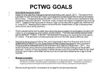 Patrick County Taxpayer Watchdog Group (PCTWG) Mission statement: To enable a greater public understanding of the costs of... 