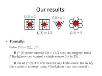 The Firefighter Problem On the Grid Joint work with Rani Hod. -  ppt download