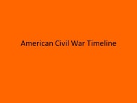 American Civil War Timeline. Lincoln’s Inauguration South fears a Northern Conspiracy Secession- Confederate States of America... 