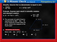 Lesson 1 Contents Example 1Classify Numbers as Prime or Composite Example 2Prime Factorization of a Positive Integer Example...
