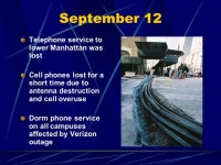 Pace University Rebounding from the World Trade Center Disaster Copyright Barbara Cunningham, This work is the intellectual... 