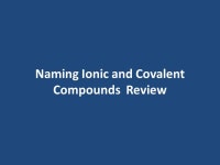 Naming Ionic Compounds. Chemical reactions occur when atoms gain, lose, or share electrons. MetalsNonmetals Metals... 