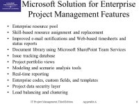 IT Project Management, Third Edition Appendix A1 Appendix A: Guide to Using Microsoft Project ppt download
