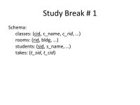 EECS 339 Lecture 2 Schema Design, Relational Algebra Jennie Duggan January 13, ppt download