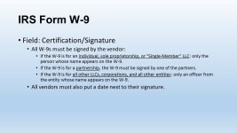 IRS Form W-9. Copyright Notice This presentation is copyrighted content. © The University of Tennessee 2013, all rights... 