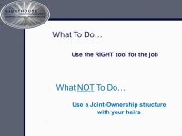 Crafting The Memory A brief look at estate planning… Welcome to Dave’s presentation on how to avoid Probate & Other... 