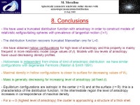 Session: MGAT9 – Self-Gravitating Systems SPHERICALLY SYMMETRIC RELATIVISTIC STELLAR CLUSTERS WITH ANISOTROPIC MOMENTUM... 