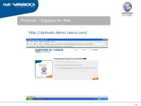Vasco Product Portfolio Eric Gabrys – Product Manager The world ’ s leading software company specialized in Internet... 