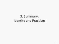 Genred Discourse as Social Practice: Collective and Individual Identities in Academic Literary Criticism Julia Ludewig Binghamton... 
