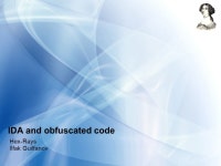 IDA and obfuscated code Hex-Rays Ilfak Guilfanov. -  ppt download