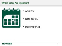 Investment Services SM, Member SIPC Advisory services offered through HD Vest Advisory Services SM 6333 N. State Hwy. -  ppt download