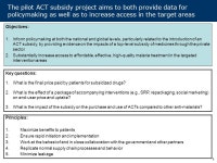 2 UPDATE ON TANZANIA’S PILOT ACT SUBSIDY PROJECT Roll Back Malaria 13 th Board Meeting 29 November 2007 Addis Ababa. -  ppt... 