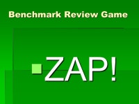 Benchmark Review Game  ZAP!.  9/12, 45/?  What is the fraction for 99% -  ppt download