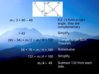 4-2 Angles of Triangles You classified triangles by their side or angle measures. Apply the Triangle Angle-Sum Theorem. Apply the... 