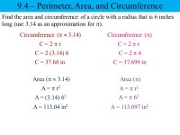 9.2 – Curves, Polygons, and Circles Curves The basic undefined term curve is used for describing non- linear figures in a... 