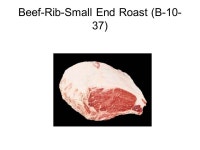 Mrs. Mitchell. Beef Primal Cuts Beef-Brisket-Whole Brisket (B-2- 11) -  ppt download