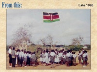 Early Pre-School playground (2005) Class blocks (4 classrooms each) (2X1998, 2002 & 2007) Water tank (2000) Administration block.... 