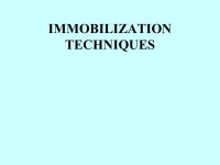 IMMOBILIZATION TECHNIQUES. Advantages in the use of immobilization technique Easy re-use of the biocatalyst Reduced requirement... 