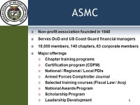 Tampa Bay PDI Al Runnels, CDFM Executive Director, ASMC 3 April 2014 ASMC & YOU. -  ppt download