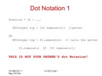 CS 3800 Su 11 Beg. IOS Dev L4 Obj C part 1 CS 3800 Introduction to IOS programming Summer 2011 G. Zimmerman. -  ppt download