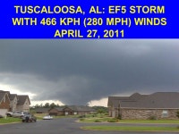164 TORNADOS IN 24 HOURS IMPACT 7 SOUTHEASTERN STATES ALABAMA HIT BY EF5 STORM DEATH TOLL REACHES 290 WEDNESDAY, APRIL 27... 