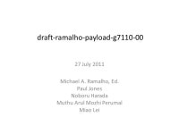 PAYLOAD Ali Begen Roni Even IETF 81 Quebec July ppt download