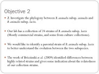 Joseph Loquasto Department of Food Science The Pennsylvania State University Comparison of the complete genomes of... 
