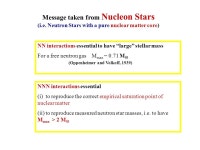 Ignazio Bombaci Ignazio Bombaci Dipartimento di Fisica “E. Fermi”, Università di Pisa INFN Sezione di Pisa Achievements and... 