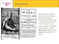 Comprehensive Coverage, Instant Access EEBO currently comprises: 118,715 bibliographic records Cover-to-cover facsimile page... 