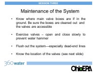 State of Ohio Class A Drinking Water Operator Certification Program This course includes content developed by the Ohio... 