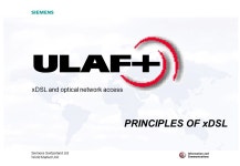 Siemens Switzerland Ltd World Market Unit xDSL and optical network access PRINCIPLES OF xDSL. -  ppt download