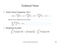 L3: Risk and Risk Measurement 1 Risk and Risk Measurement (L3) Following topics are covered: –Risk –Defining “More Risk... 