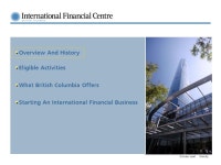 Doing International Business In British Columbia: The Competitive Advantage October ppt download