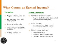 1 Promote the Earned Income Credit And Child Tax Credit Domestic Violence Advocates Webinar, 2/9/2012 Presentation by: John... 