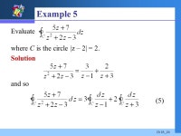 Integration in the Complex Plane CHAPTER 18. Ch18_2 Contents  18.1 Contour Integrals 18.1 Contour Integrals  18.2 Cauchy-Goursat... 