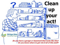 Clean up your act! Do you have a garage or basement that looks like this? Do you know where to get rid of all of this stuff?... 