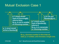 CPSC 668Set 7: Mutual Exclusion with Read/Write Variables1 CPSC 668 Distributed Algorithms and Systems Fall 2009 Prof. Jennifer... 