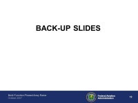 Presented to: MPAR Symposium By: William Benner, Aviation Weather Group, Operations Planning Date: 12 October 2007 Federal... 