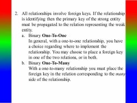 Mapping an ERD to a Relational Database To map an ERD to a relational database, five rules are defined to govern how tables are... 
