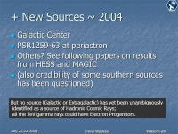 TeV Gamma-ray Astronomy and UHECR-1 Trevor C. Weekes, Whipple Observatory, Harvard-Smithsonian Center for Astrophysics. -  ppt... 