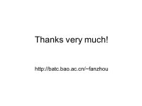 Fan Zhou Profs Jun Ma and Xu Zhou BATC Group,NAOC The BATC Multicolor Photometric Study of M31 Globular Clusters. -  ppt download