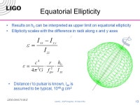LIGO-G Z Results from LIGO’s second science run: a search for continuous gravitational waves Michael Landry LIGO Hanford... 