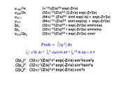 X z y   r but  vary o & o r 2 = x 2 + y 2 + z 2 x = r sin  cos  y = r sin  sin  z = r cos  r = (x 2 + y 2 + z 2 ) ½  = -  ppt... 
