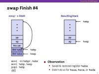 University of Washington Last Time For loops  for loop → while loop → do-while loop → goto version  for loop → while loop... 