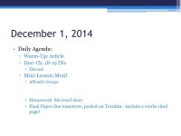 Welcome Seniors. Please find your seat and fill out the back of your index card with the following information: ▫Preferred Name... 