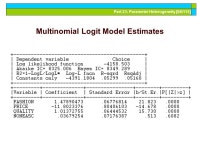 Part 23: Parameter Heterogeneity [1/115] Econometric Analysis of Panel Data William Greene Department of Economics Stern School... 