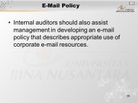 1 Pertemuan 6 Internal Control System Matakuliah:A0274/Pengelolaan Fungsi Audit Sistem Informasi Tahun: 2005 Versi: 1/1. -  ppt... 