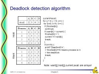 Chapter 3: Deadlocks Chapter 3 2 CMPS 111, UC Santa Cruz Overview  Resources  Why do deadlocks occur?  Dealing with deadlocks... 